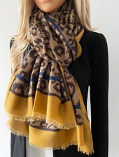 Large Leopard Print Scarf