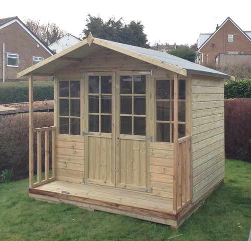 8x8 tanalised wooden apex - 8x8,
