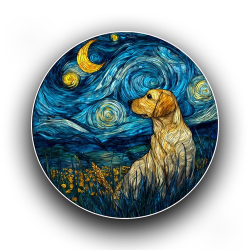 Labrador retriever dog night - retriever,