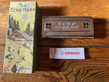 M. Hohner The Echo Harp Harmonica 54/64 Key C/G Germany  Tremolo Boxed 2021