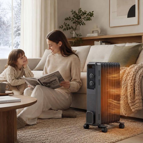 Oil filled radiator - filled,