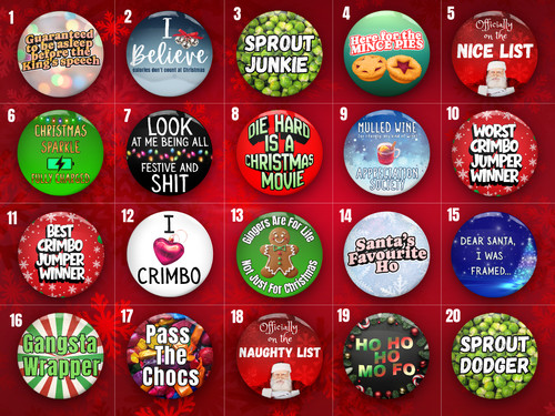 Funny christmas pin - funny, |