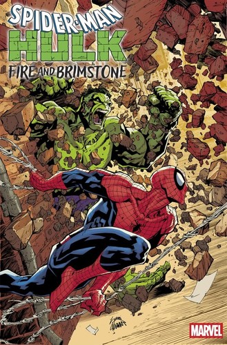 Spider man hulk - fire, and