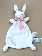 H&M Bunny Rabbit Baby Comforter Soft Toy Soother Blankie Lovie I love Snuggles