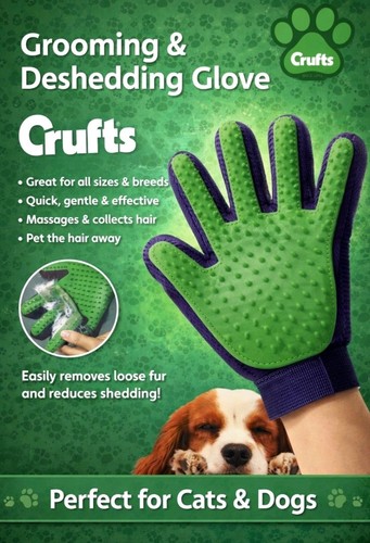Dog cat grooming glove - cat, hair