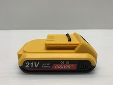 Cisivis Rechargeable 21V Battery for Cordless Drill With Charge Indicator
