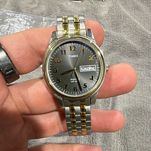 Timex indiglo two tone - timex, two-tone