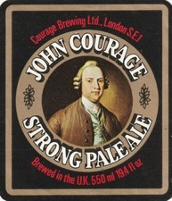 BEER BOTTLE LABEL - COURAGE