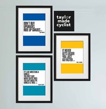 Cycling quote prints - Eddy