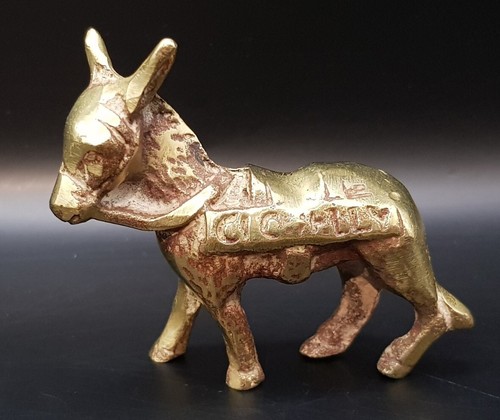 Small vintage solid - solid, brass