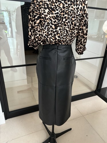 Bnwt zara black faux leather - bnwt,