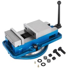 VEVOR 3" Cast Iron Milling Lockdown Vise w/ 360° Swivel Base CNC Precision Vise