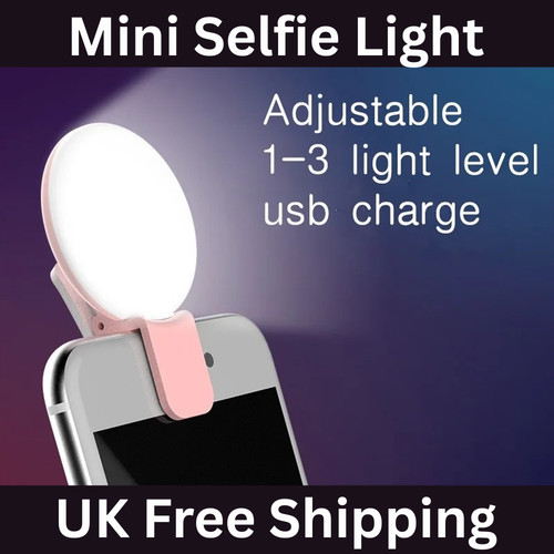 Mini selfie ring light clip - selfie,