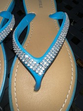 WOMENS DIAMANTE SANDALS CASUAL