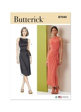 Butterick Easy SEWING PATTERN B7040 Misses & Petite Knit Dress In 2 Lengths
