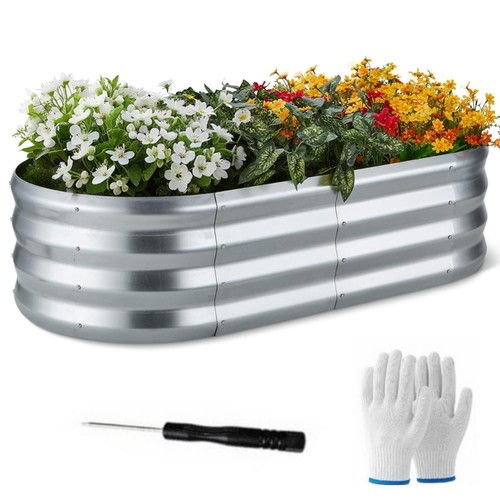Galvanized oval large metal - galvanized,