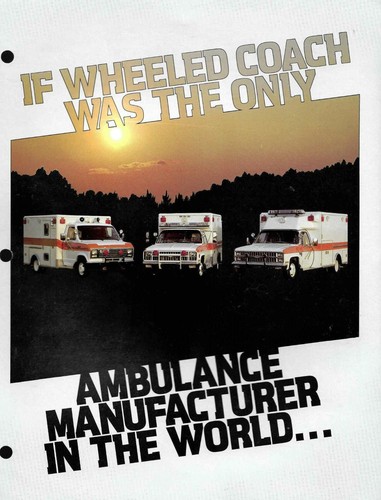 Ambulance wheeled coach - ambulance,