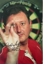 Eric Bristow Hand Signed 12x8 Photograph Darts Crafty Cockney
