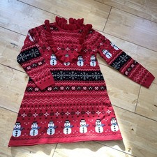 Girls Christmas Dress knitted