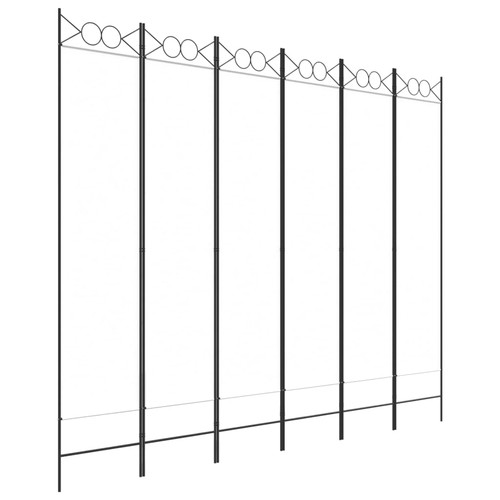 Panel room divider fabric - 6-panel,