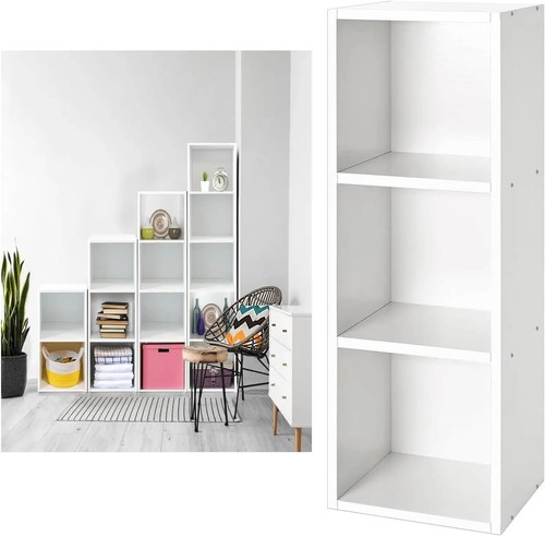 Wooden cube bookcase - 3, 4