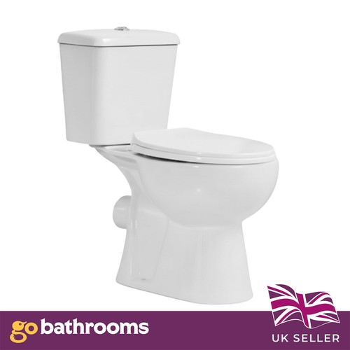 Rimless close coupled toilet - close,