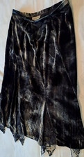 Gold by Michael Hope skirt, Size 14, Black chenille and lace gypsy style gothic