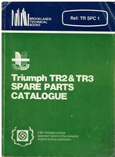 TRIUMPH TR2 TR3 TR3A ( 1953 - 1958 ) FACTORY SPARE PARTS CATALOGUE