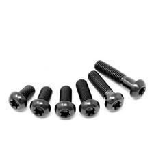 m8 x 1.25 Titanium Button Head Torx t40 Bolt Screw Gr5 25 18 20 25 30 35 Black