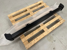 *Stainless Steel* Matt Black Front Bumper INC End Caps Fits Land Rover Defender