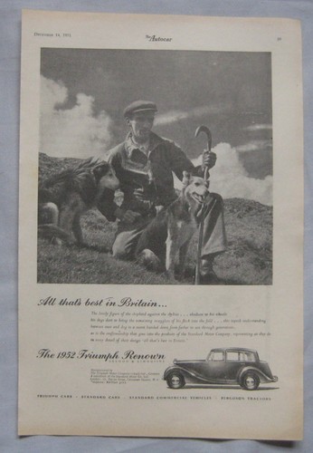 1952 triumph renown original - triumph,