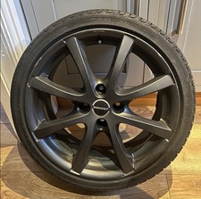 Borbet CHA 17” Alloy Wheels 4×108 ET4 + 205/40ZR17 Tyres – Fits Ford Fiesta Mk7