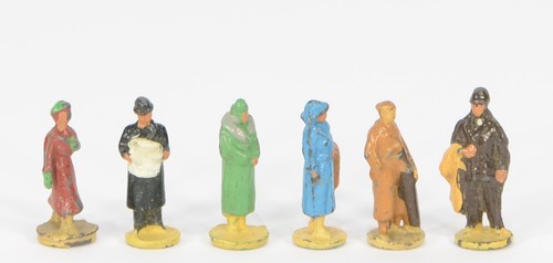 Hornby dublo metal figures - 6x,