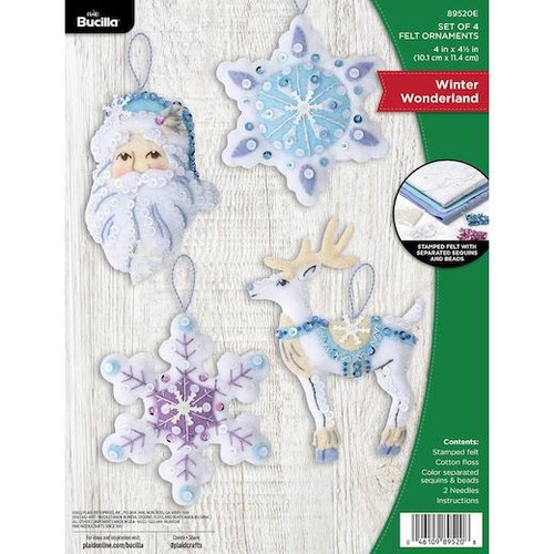 Bucilla felt ornaments - bucilla,