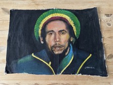 Hand Painted Picture - Bob Marley - Original Artist J Murray Canvas