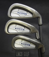 Set of 3 Callaway Steelhead X-14 3 + 4 + 5 Irons Regular Graphite Shafts
