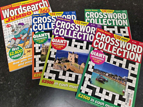 Selection crossword and 1 - of,