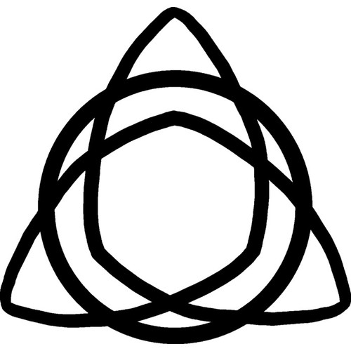 Triquetra celtic knot - celtic, knot'