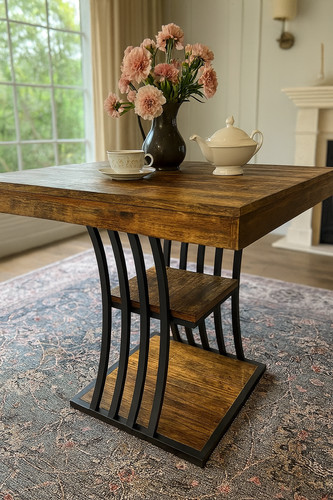 Industrial dining table - dining, 4