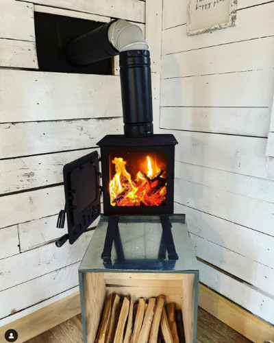 Wood burning stove - burning, stove,
