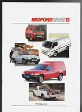 Bedford Van Range 1988-89 UK Market Brochure Rascal Astravan Astramax Midi Brava
