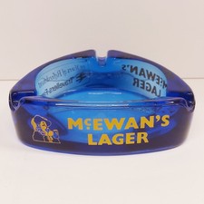 Vintage blue glass mcewan - vintage, mcewan's
