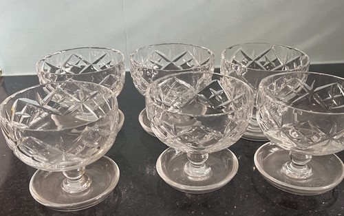 Six pretty cut - pretty, glass
