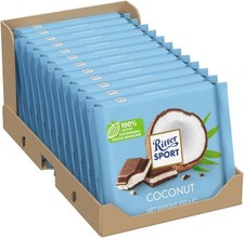 Ritter Sport Coconut Chocolate 100g (Pack of 12) -Free Delivery Limited Edition