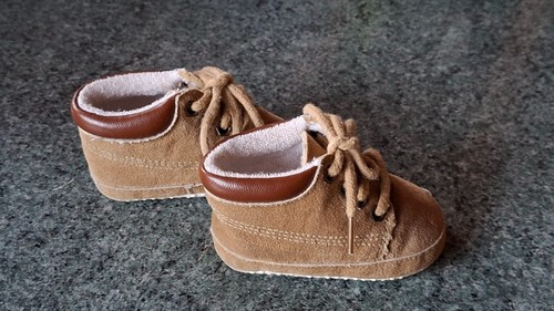Baby boys brown lace suede - boys,
