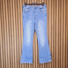 Pilcro Jeans Flare Womens 32 Light Blue Denim W32 L31 UK 12 14 Anthropologie