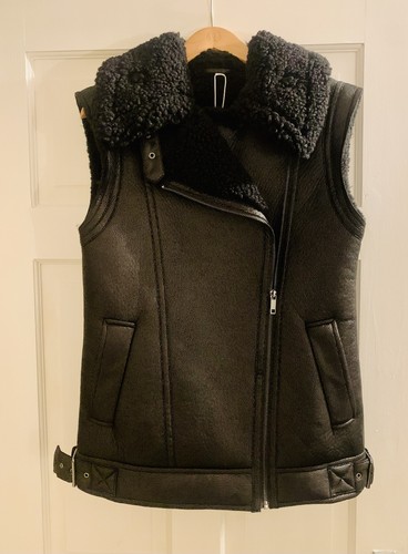 Faux leather shearling - m&s,