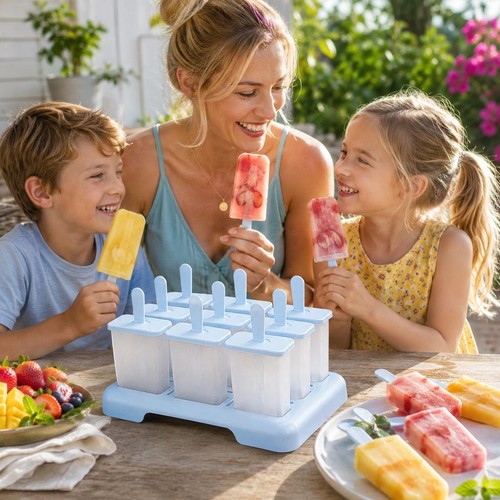 Ice lolly moulds silicone - 9x,