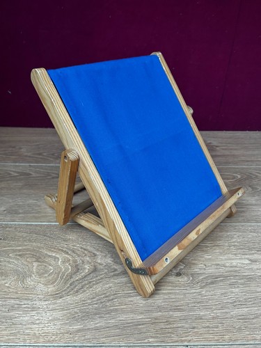 Deck chair tablet stand - chair, blue