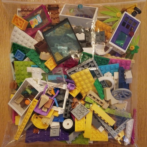 Lego bricks 500g - bulk, mixed